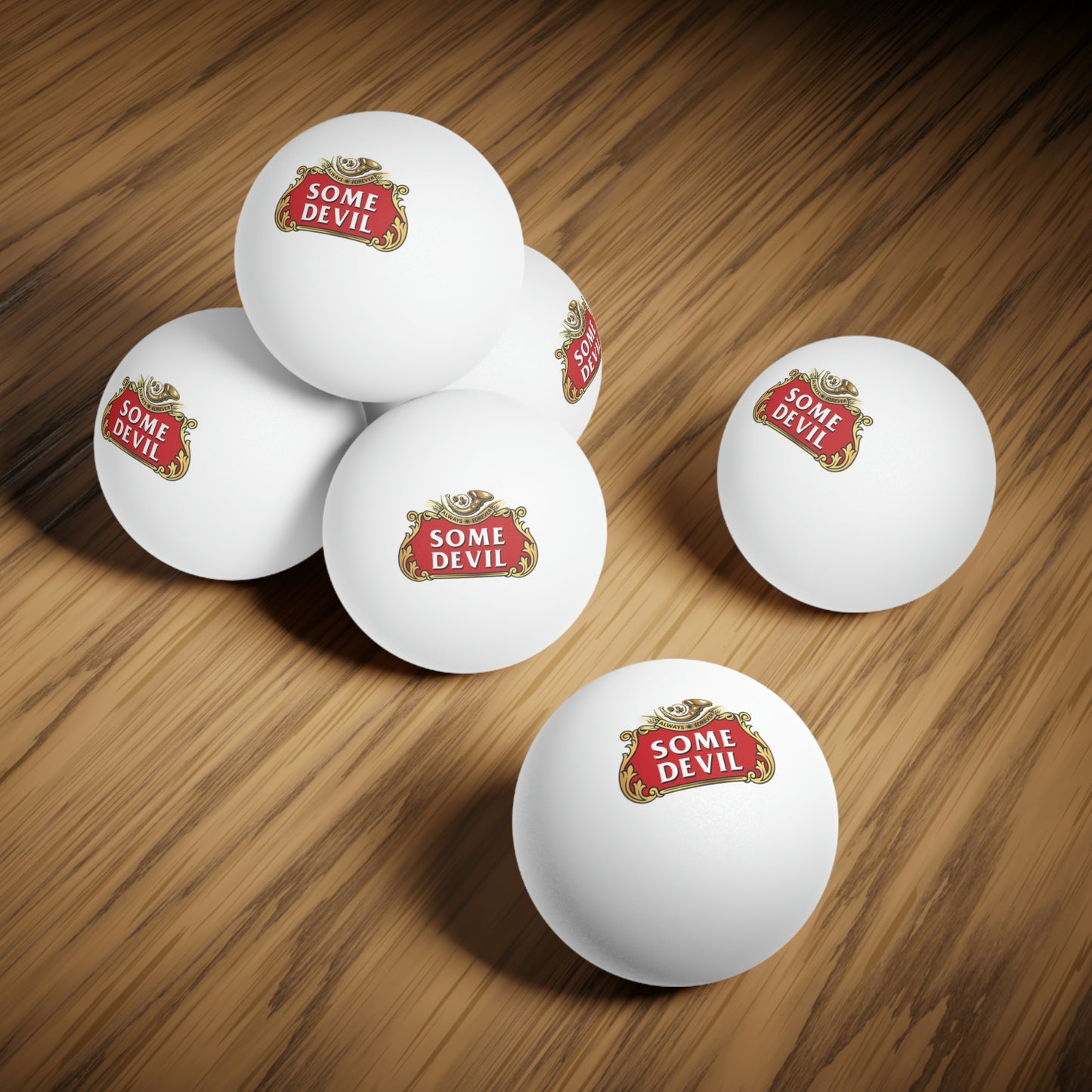 Some Devil Ping Pong Balls, 6 pcs MISC