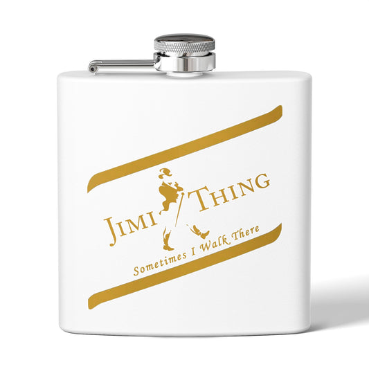 Jimi Thing Stainless Steel Flask - 6oz - Perfect for Celebrations & Gifting