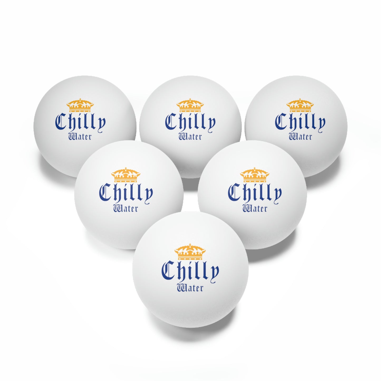 Chilly Water Ping Pong Balls, 6 pcs MISC