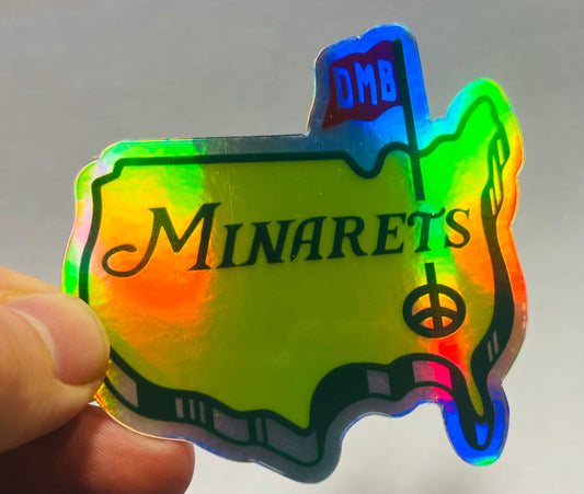 Minarets Golf Foil Sticker